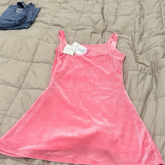 Pink Embellished Mini Dress - Picture 3 of 3